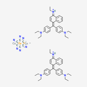 Pigment Blue 62 structure, CAS 82338-76-9