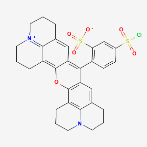 Sulforhodamine 101 sulfonyl chloride structure, CAS 82354-19-6