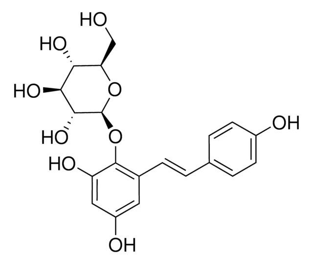 2,3,5,4'-Tetrahydroxystilbene-2-O-beta-D-glucopyranoside structure, CAS 82373-94-2