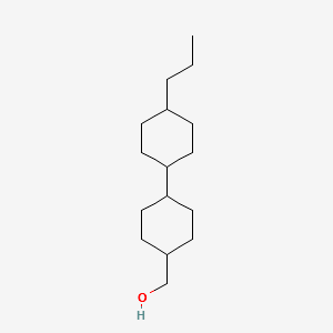 (trans,trans)-4'-Propyl-[1,1'-bicyclohexyl]-4-methanol structure, CAS 82562-85-4
