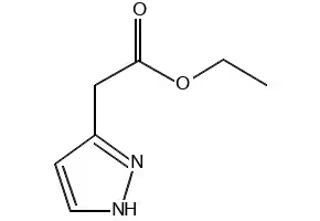 (1H-Pyrazol-3-yl)acetic acid ethyl ester structure, CAS 82668-50-6