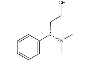 (S)-3-Dimethylamino-3-phenylpropanol structure, CAS 82769-75-3