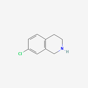 7-Chloro-1,2,3,4-tetrahydroisoquinoline structure, CAS 82771-60-6
