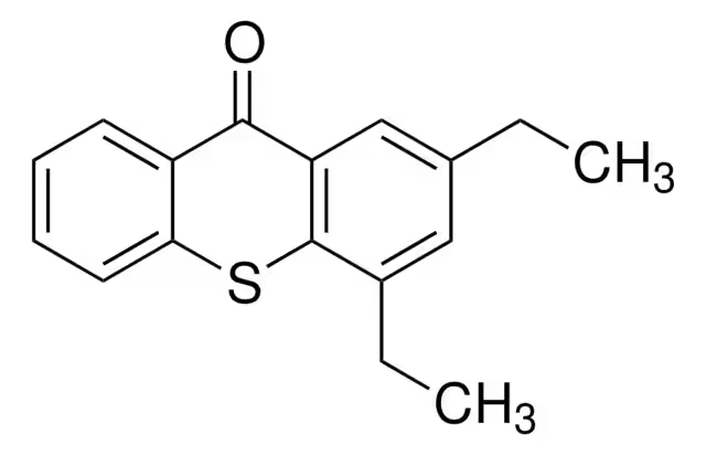 2,4-Diethyl-9H-thioxanthen-9-one structure, CAS 82799-44-8