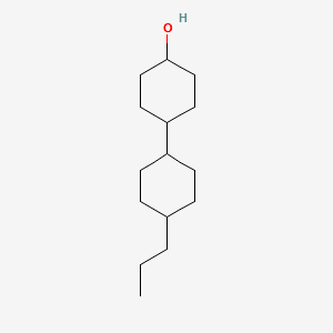 trans-4-(trans-4-Propylcyclohexyl)cyclohexanol structure, CAS 82832-72-2