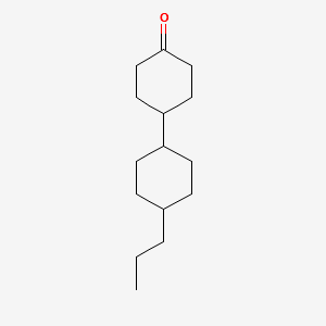 4-Propyldicyclohexylanone structure, CAS 82832-73-3