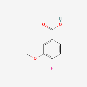 4-Fluoro-3-methoxybenzoic acid structure, CAS 82846-18-2