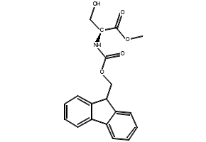 Fmoc-L-serine methyl ester structure, CAS 82911-78-2