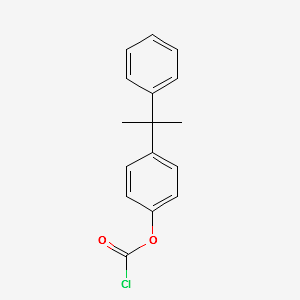 4-Cumylphenhyl chloroformate structure, CAS 82941-10-4