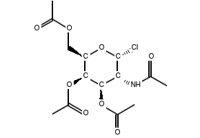 3,4,6-Tri-O-acetyl-2-azido-2-deoxy-D-galactose structure, CAS 83025-10-9