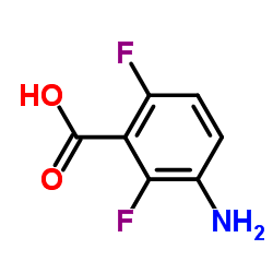3-Amino-2,6-difluorobenzoic acid structure, CAS 83141-11-1