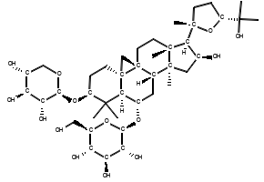 Astragaloside A structure, CAS 83207-58-3