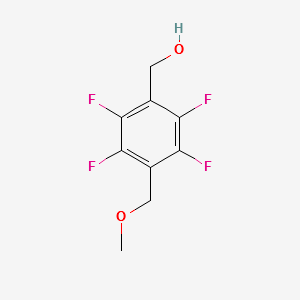 4-Methoxymethyl-2,3,5,6-tetrafluorobenzyl alcohol structure, CAS 83282-91-1