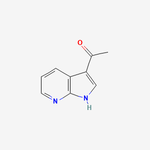 3-Acetyl-7(1H)-azaindole structure, CAS 83393-46-8