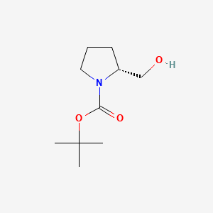 Boc-D-prolinol structure, CAS 83435-58-9