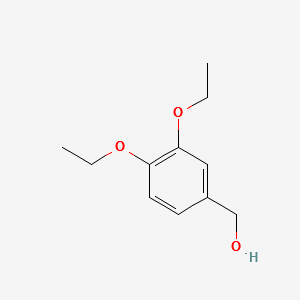 3,4-Diethoxybenzyl alcohol structure, CAS 83459-29-4