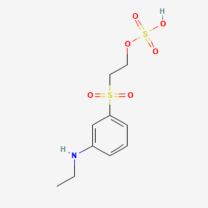 3-N-Ethylaminophenyl(beta-sulphatoethyl)sulphone structure, CAS 83574-63-4