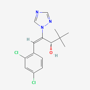Diniconazole (+)-form structure, CAS 83657-19-6