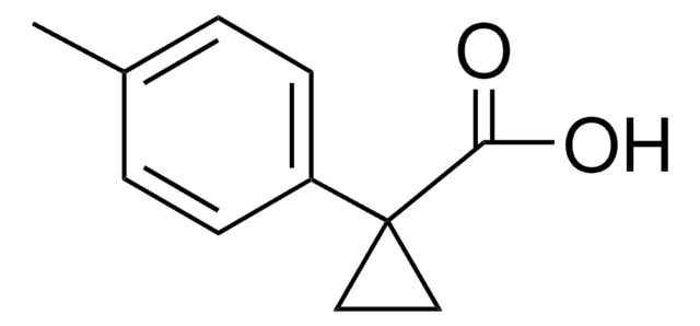 1-(4-Methylphenyl)-1-cyclopropanecarboxylic acid structure, CAS 83846-66-6
