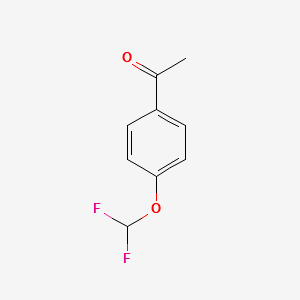 1-[4-(Difluoromethoxy)phenyl]ethanone structure, CAS 83882-67-1
