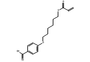 4-(6-Acryloxyhexyl-1-oxy)benzoic acid structure, CAS 83883-26-5