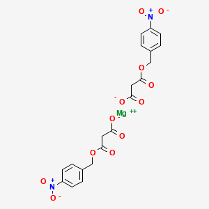Magnesium mono-p-nitrobenzyl malonate structure, CAS 83972-01-4
