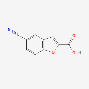 5-Cyano-2-benzo[b]furancarboxylic acid structure, CAS 84102-75-0