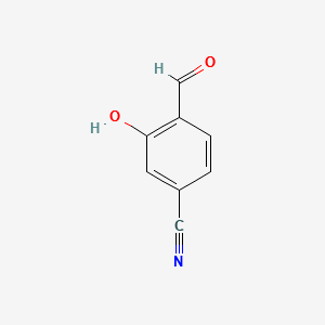 4-Formyl-3-hydroxybenzonitrile structure, CAS 84102-89-6