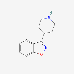 3-Piperidin-4-ylbenzo[d]isoxazole structure, CAS 84163-68-8
