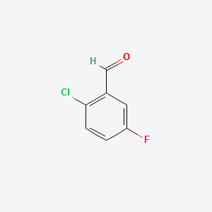 2-Chloro-5-fluorobenzaldehyde structure, CAS 84194-30-9