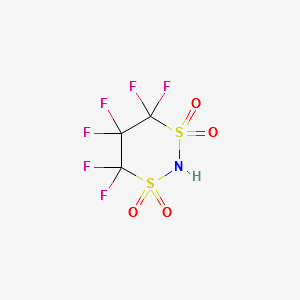 1,1,2,2,3,3-Hexafluoropropane-1,3-disulfonimide structure, CAS 84246-29-7