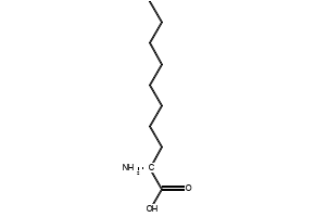 D-2-Aminodecanoic acid structure, CAS 84276-16-4