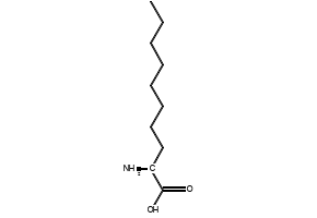 L-2-Aminodecanoic acid structure, CAS 84277-81-6