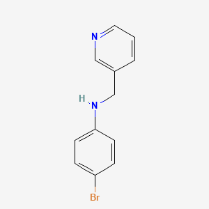 N-(4-Bromophenyl)-3-pyridinemethanamine structure, CAS 84324-68-5