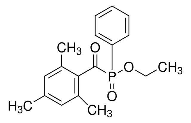 Ethyl (2,4,6-trimethylbenzoyl) phenylphosphinate structure, CAS 84434-11-7