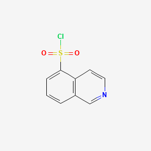 Isoquinoline-5-sulfonyl chloride structure, CAS 84468-15-5