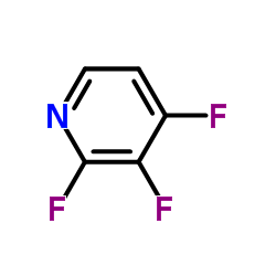 2,3,4-Trifluoropyridine structure, CAS 84477-04-3