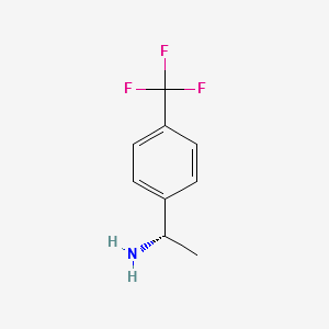 (S)-1-[4-(Trifluoromethyl)phenyl]ethylamine structure, CAS 84499-73-0