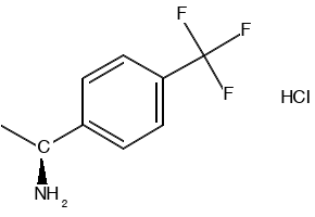(S)-1-[4-(Trifluoromethyl)phenyl]ethylamine hydrochloride structure, CAS 84499-78-5