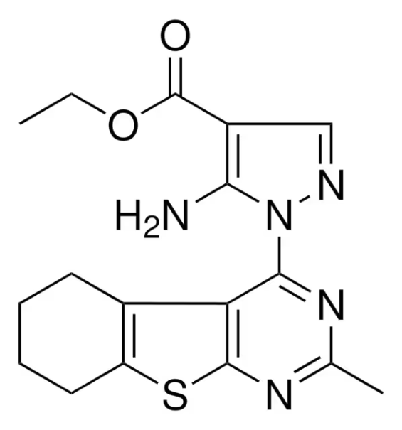 Ethyl 4-[[1-[(4-fluorophenyl)methyl]-1H-benzimidazol-2-yl]amino]piperidine-1-carboxylate structure, CAS 84501-68-8