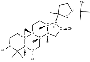 Cycloastragenol structure, CAS 84605-18-5