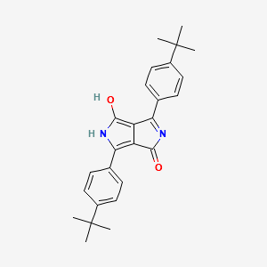 Pigment Orange 73 structure, CAS 84632-59-7