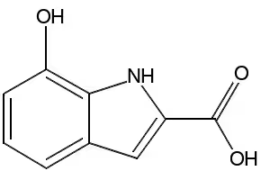 7-Hydroxy-1H-indole-2-carboxylic acid structure, CAS 84639-84-9