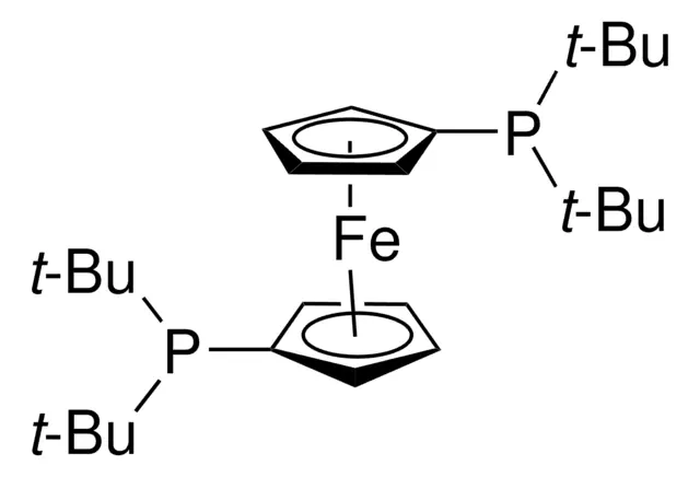 1,1'-Bis(di-tert-butylphosphino)ferrocene structure, CAS 84680-95-5