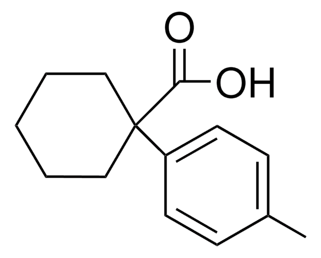 1-(4-Methylphenyl)-1-cyclohexanecarboxylic acid structure, CAS 84682-27-9