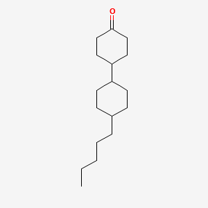 4-Pentyldicyclohexylanone structure, CAS 84868-02-0