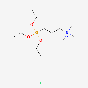 3-Triethoxysilylpropyltrimethylammonium chloride structure, CAS 84901-27-9