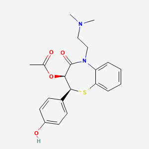 O-Desmethyldiltiazem structure, CAS 84903-78-6