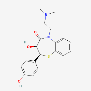 Deacetyl-O-demethyldiltiazem structure, CAS 84903-82-2