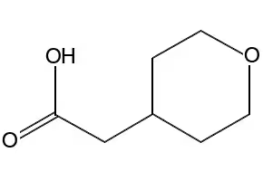 Tetrahydropyranyl-4-acetic acid structure, CAS 85064-61-5
